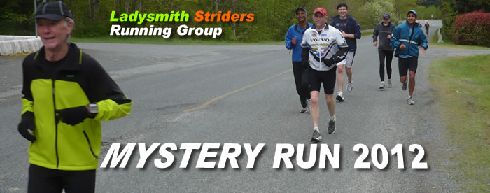 Ladysmith Striders Mystery Run 2012