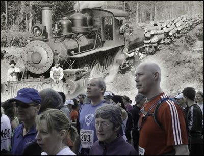 Logging Train Shadows Follow the Runners