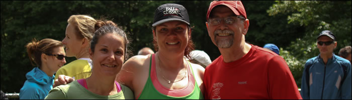 Cheryl, Eliina, and Mountain Runner