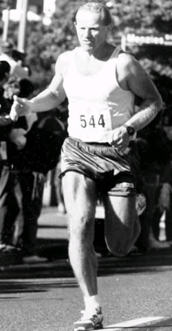 Karl Klein Running 1990 Victoria Marathon