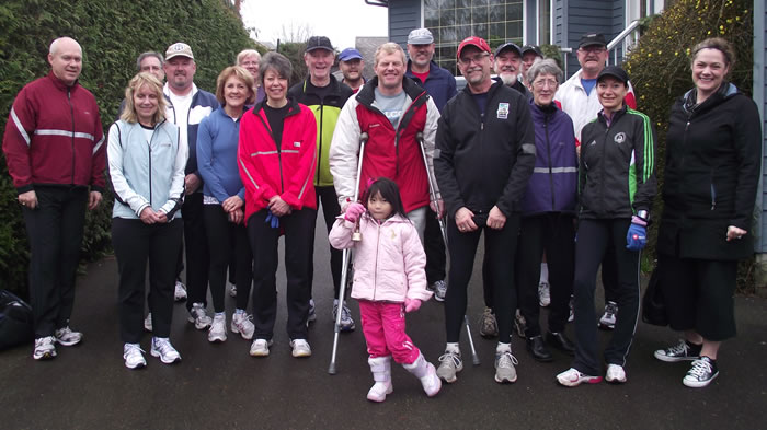 Ladysmith Striders New Year's Day Run 2012