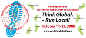 Phedippidations Worldwide Half Marathon Challenge