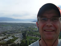 Defying Gravity - Running Hills in Kelowna - Click to Enlarge Photo.